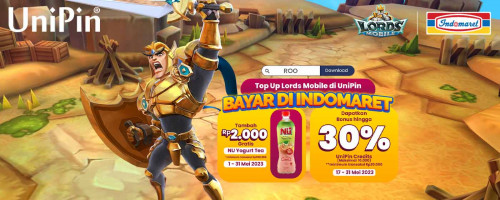 Top Up Diamonds di UniPin, Bisa Tebus Murah NU Yogurt Tea di Indomaret + Dapatkan Bonus UC Hingga 30%